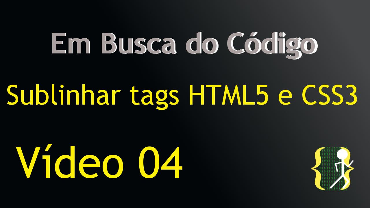 html tag sublinhado